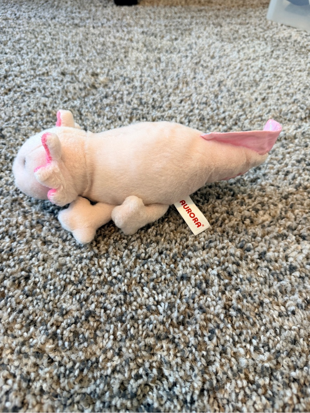 Aurora Pink Axolotl Plush Stuffed Animal
